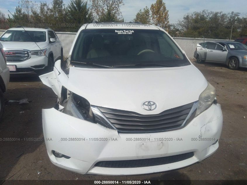 2012 Toyota Sienna Xle V6 8 Passenger VIN: 5TDYK3DC5CS249589 Lot: 28850014