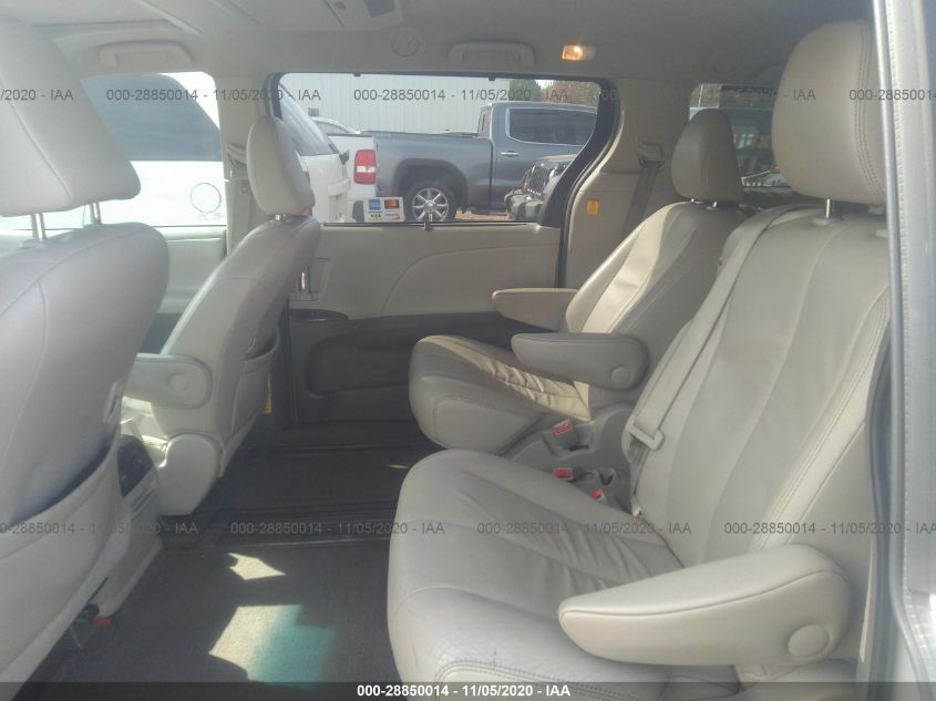 2012 Toyota Sienna Xle V6 8 Passenger VIN: 5TDYK3DC5CS249589 Lot: 28850014