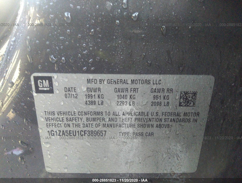 1G1ZA5EU1CF389657
