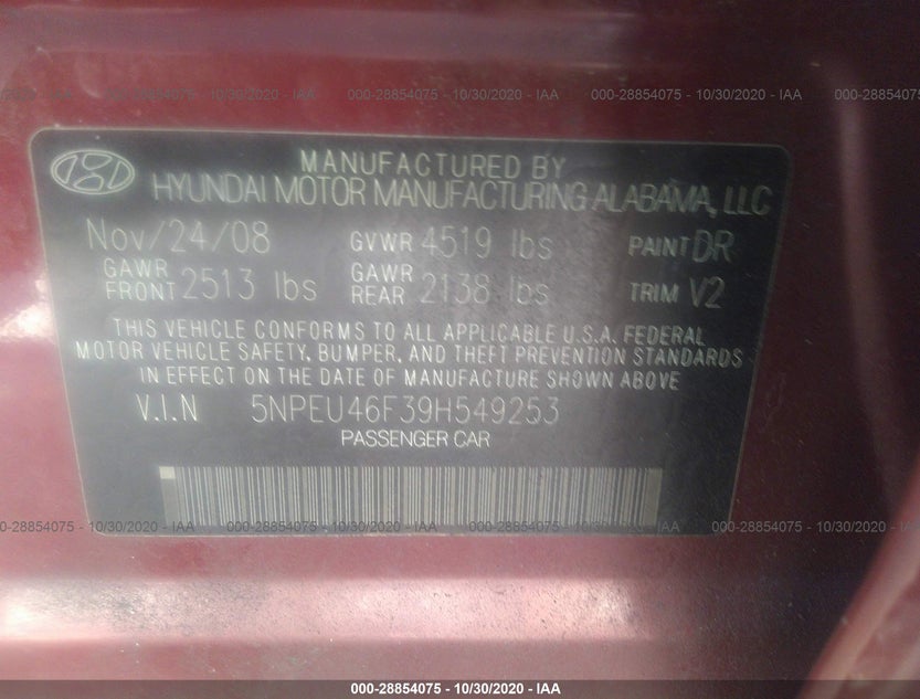 5NPEU46F39H549253