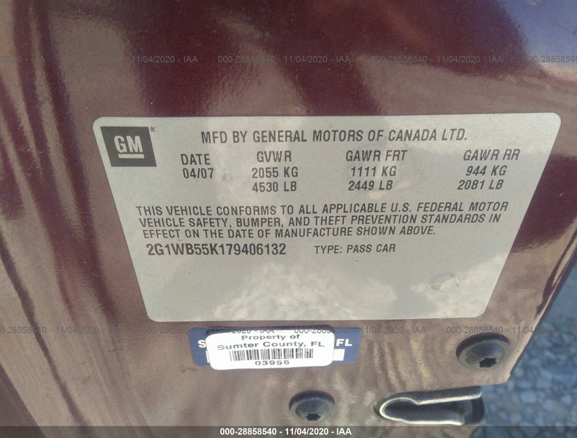 2G1WB55K179406132