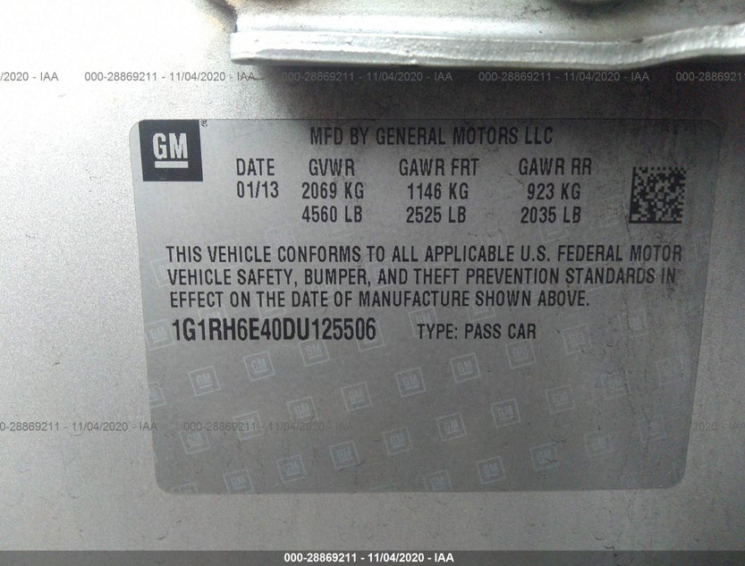 1G1RH6E40DU125506