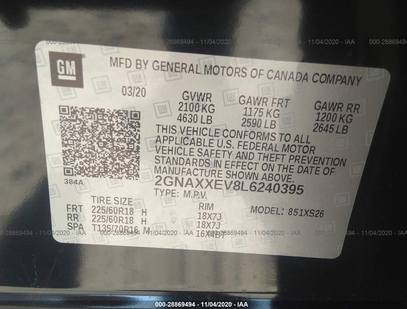 2GNAXXEV8L6240395