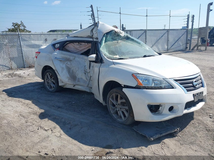2013 Nissan Sentra Sr VIN: 3N1AB7AP5DL667483 Lot: 28881730