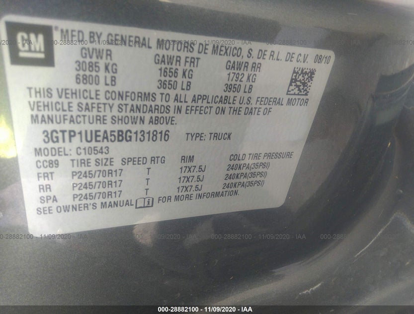 3GTP1UEA5BG131816