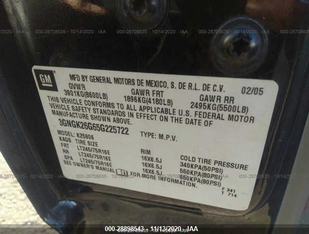 3GNGK26G65G225722