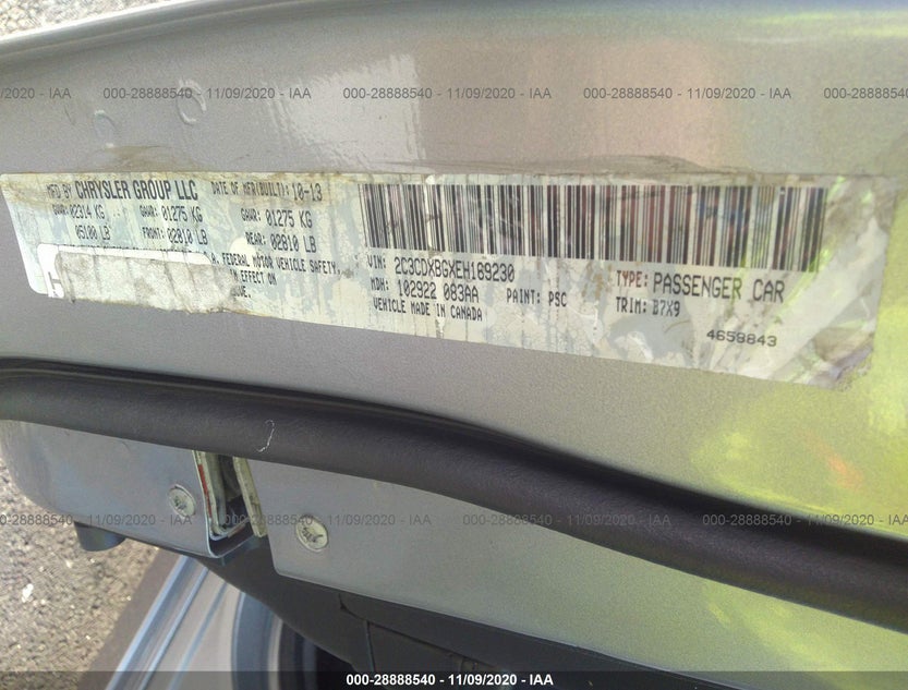 2C3CDXBGXEH169230