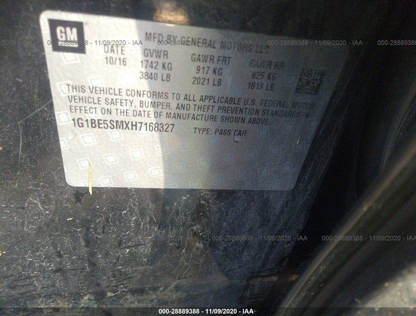 1G1BE5SMXH7168327