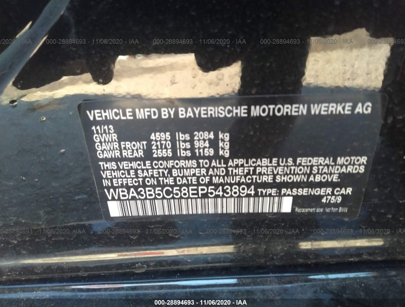 WBA3B5C58EP543894