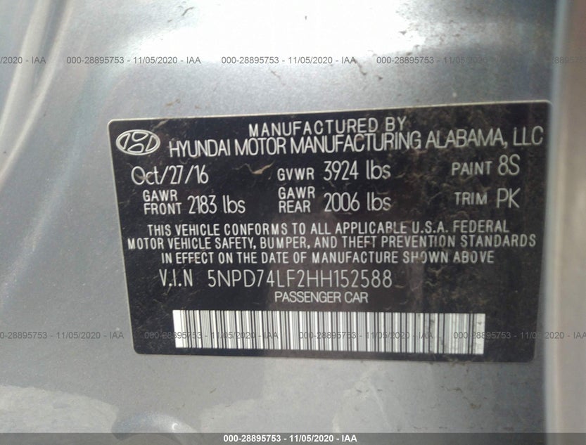 5NPD74LF2HH152588