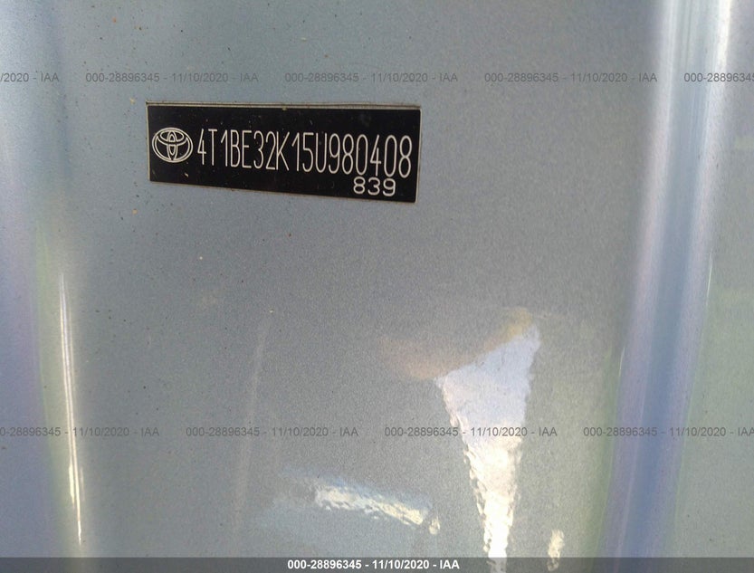 4T1BE32K15U980408