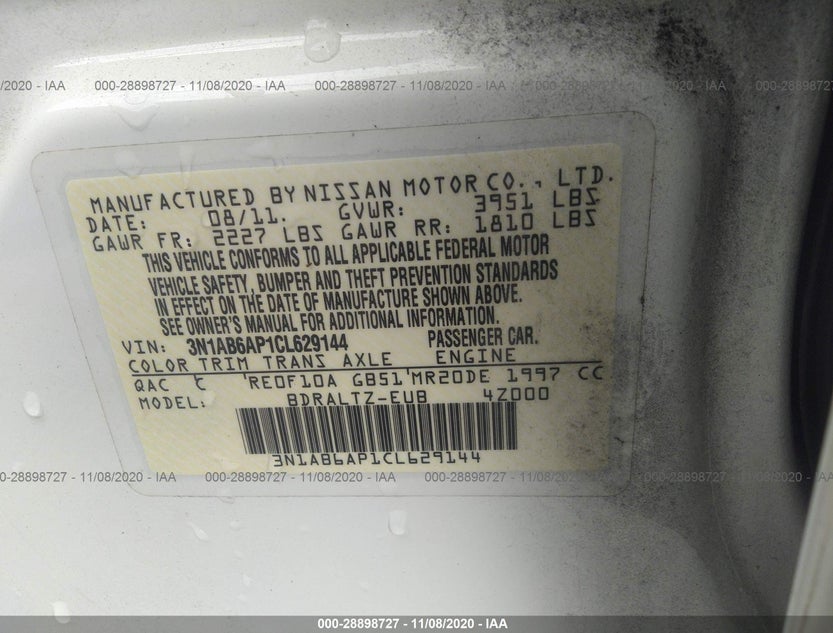 3N1AB6AP1CL629144