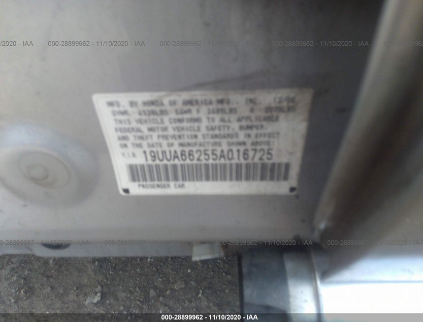 19UUA66255A016725