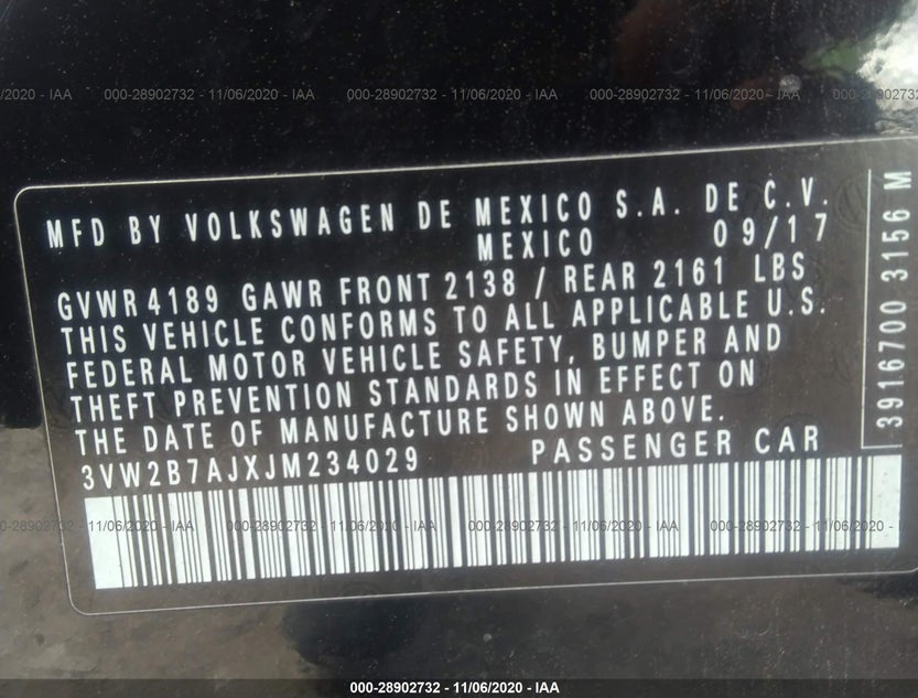 3VW2B7AJXJM234029