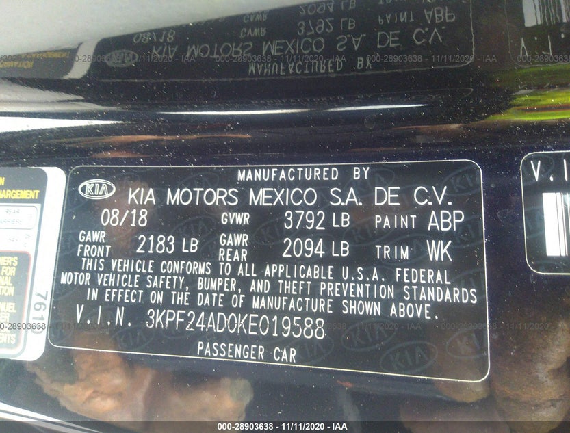 3KPF24AD0KE019588