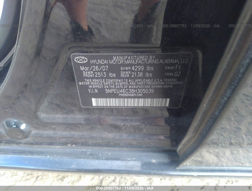 5NPEU46C38H305039