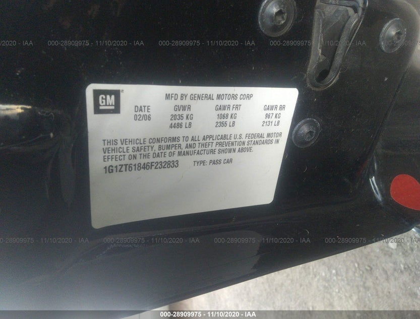 1G1ZT61846F232833