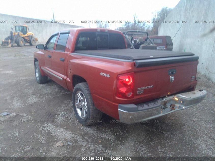 2008 Dodge Dakota Laramie VIN: 1D7HW58N18S634616 Lot: 28912013