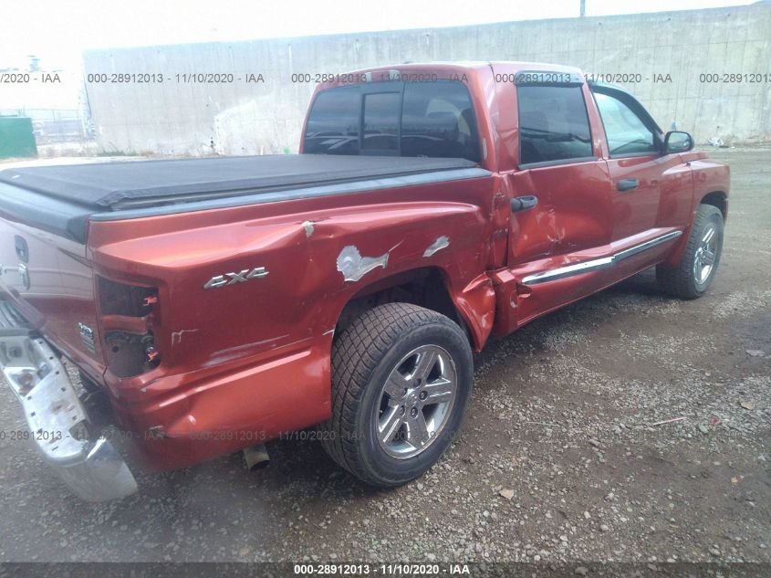 2008 Dodge Dakota Laramie VIN: 1D7HW58N18S634616 Lot: 28912013