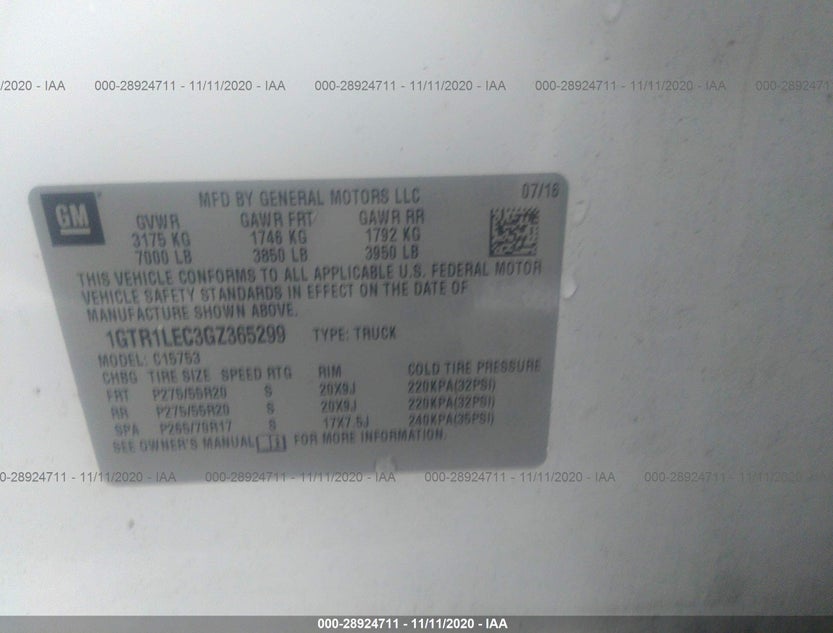 1GTR1LEC3GZ365299