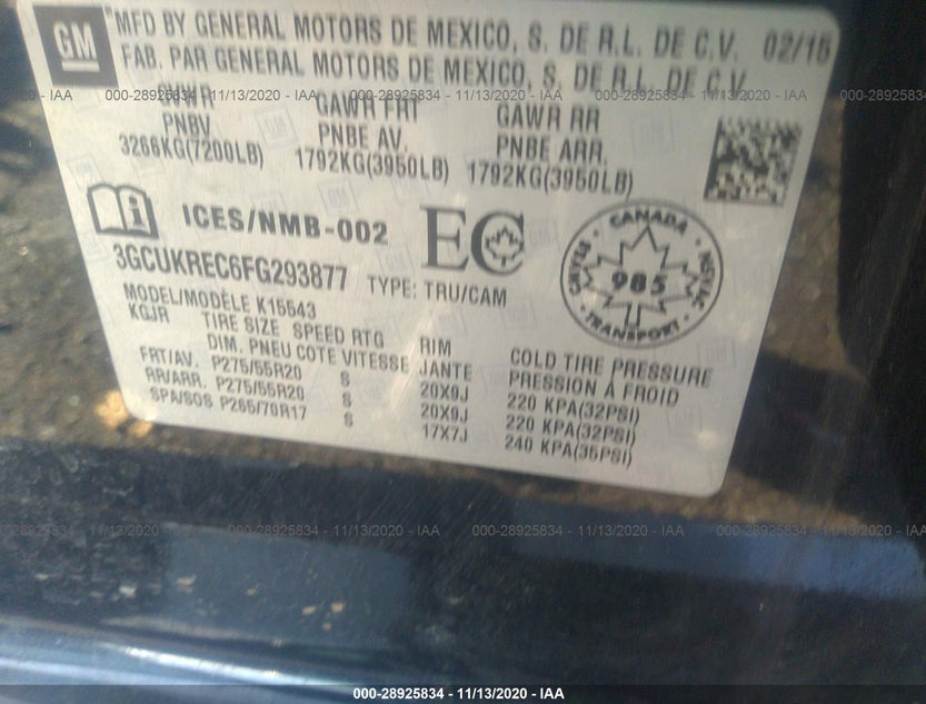 3GCUKREC6FG293877