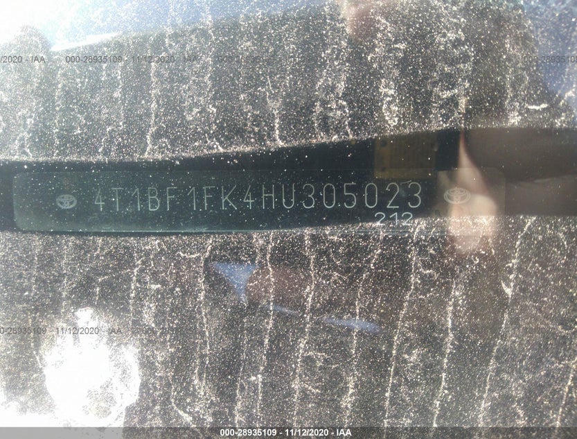 4T1BF1FK4HU305023