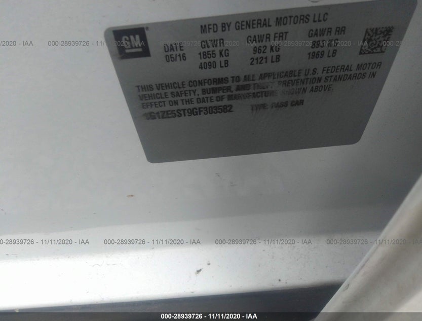 1G1ZE5ST9GF303582
