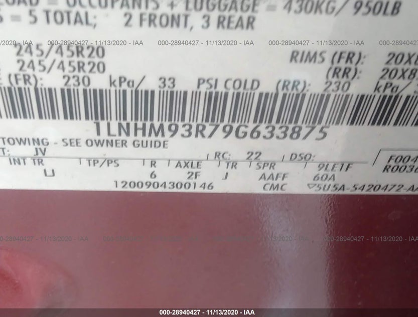 1LNHM93R79G633875