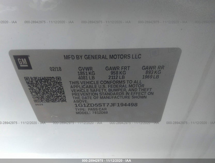 1G1ZD5ST7JF194498