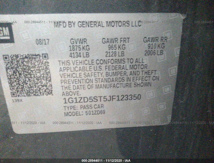 1G1ZD5ST5JF123350