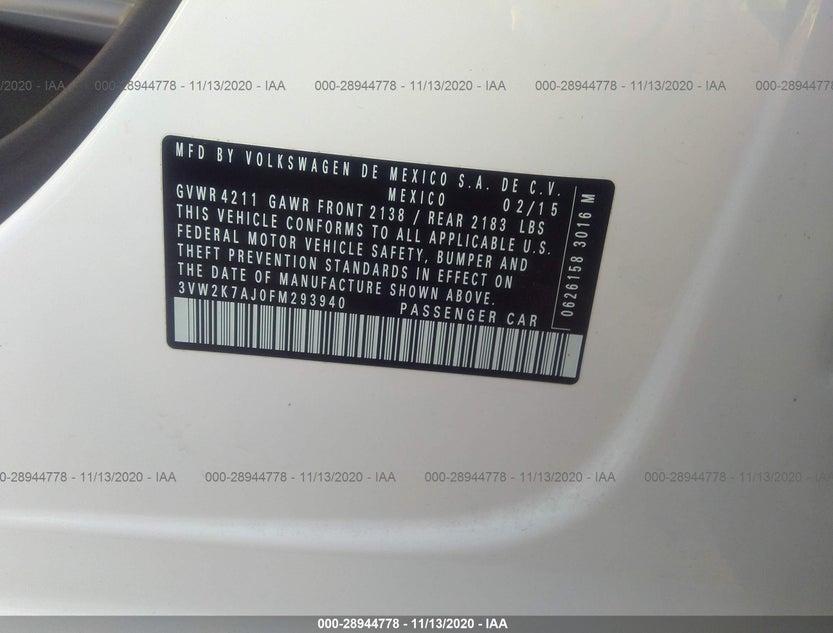 3VW2K7AJ0FM293940
