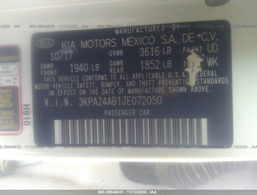 3KPA24AB1JE072050
