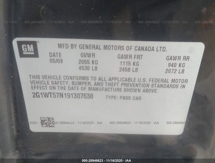 2G1WT57N191307638