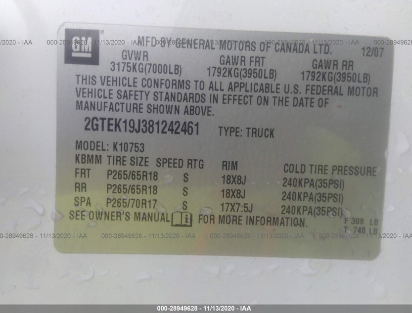 2GTEK19J381242461