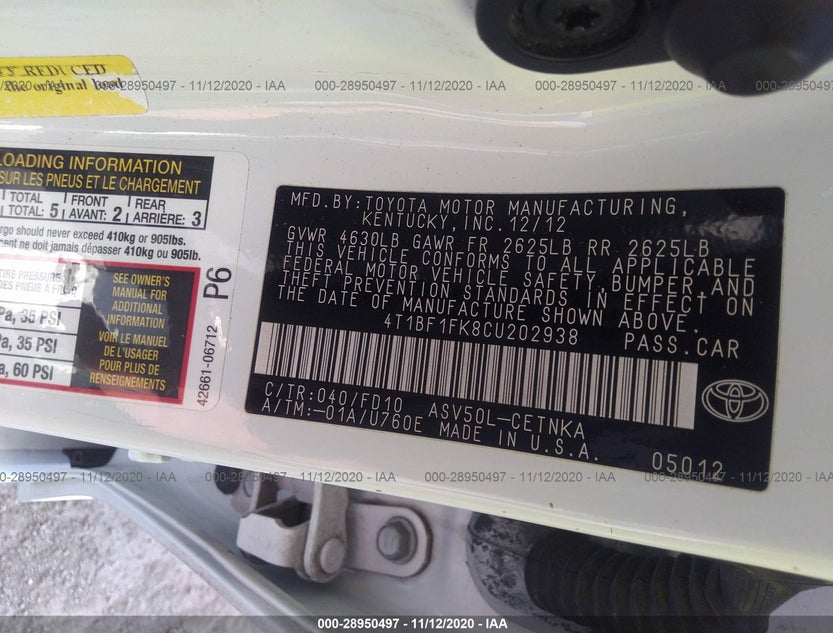 4T1BF1FK8CU202938