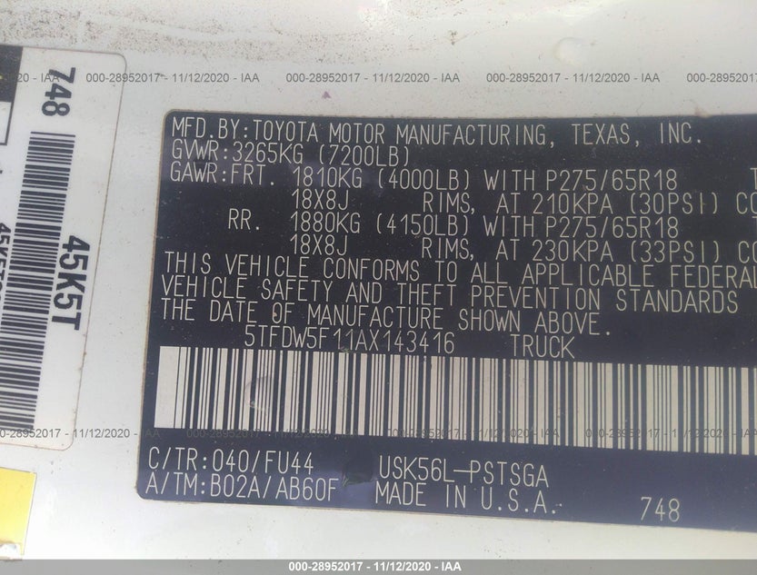 5TFDW5F11AX143416