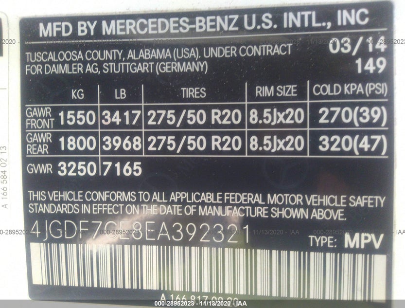4JGDF7CE8EA392321