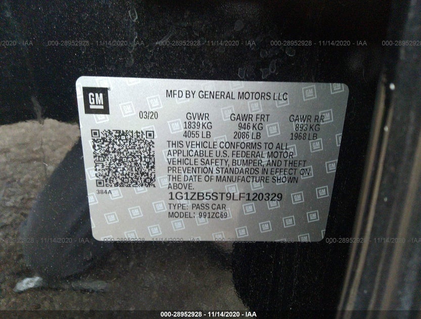 1G1ZB5ST9LF120329