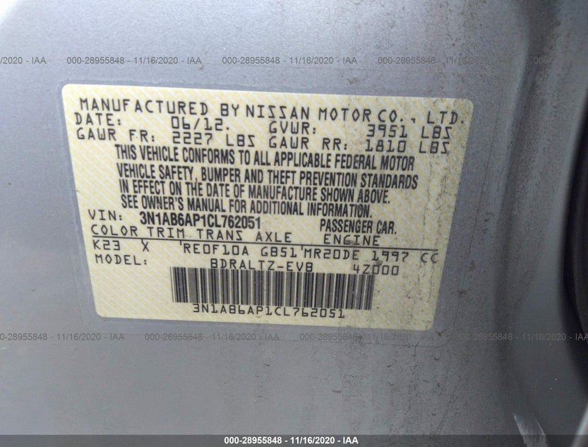 3N1AB6AP1CL762051