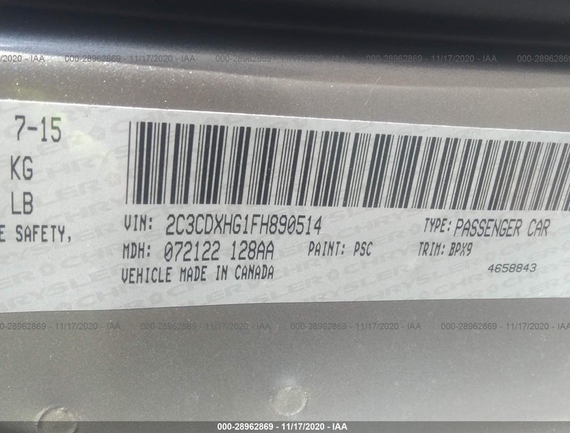 2C3CDXHG1FH890514