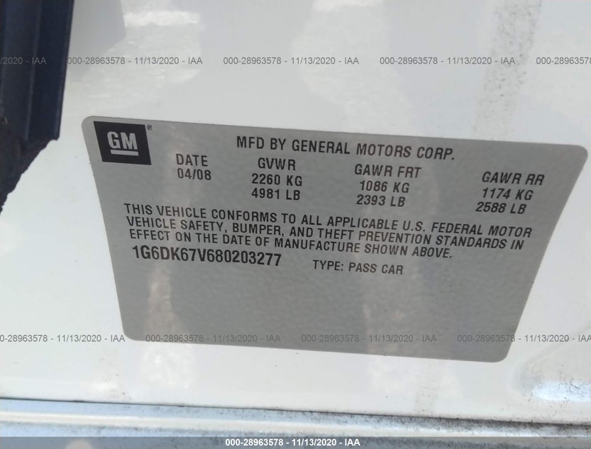 1G6DK67V680203277