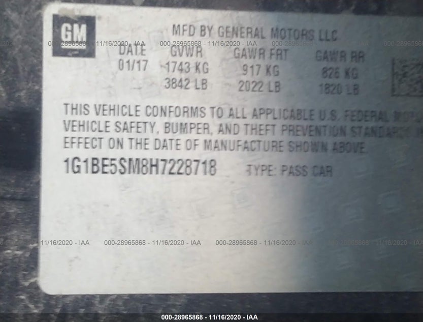 1G1BE5SM8H7228718
