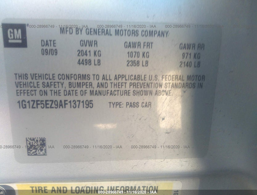 1G1ZF5EZ9AF137195