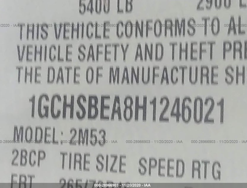 1GCHSBEA8H1246021