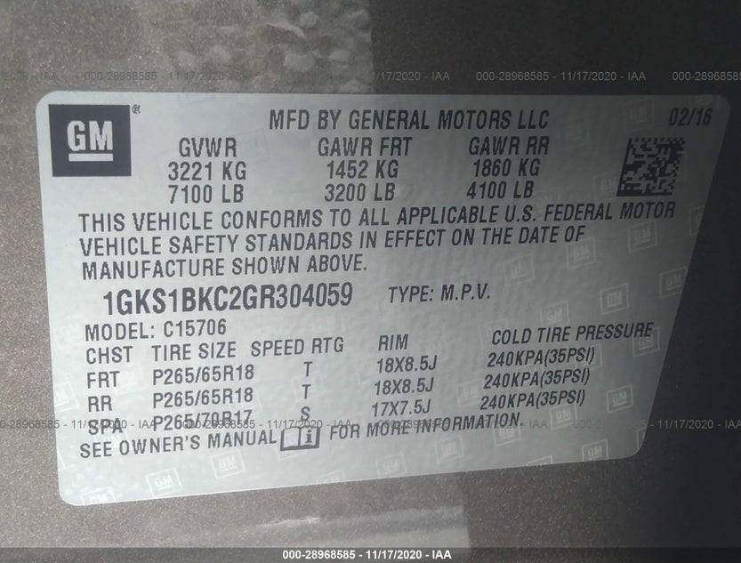 1GKS1BKC2GR304059