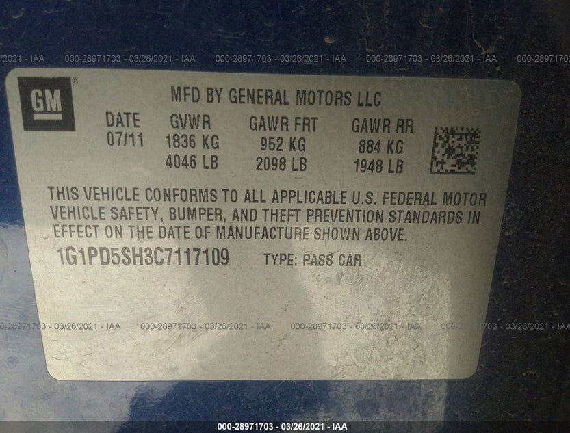 1G1PD5SH3C7117109