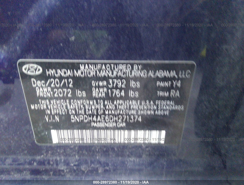 5NPDH4AE6DH271374