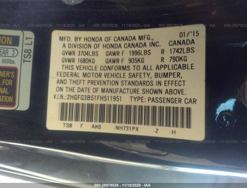 2HGFG3B51FH511951
