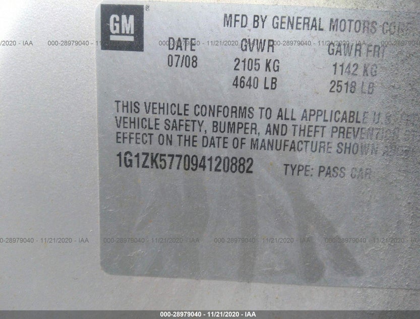 1G1ZK577094120882