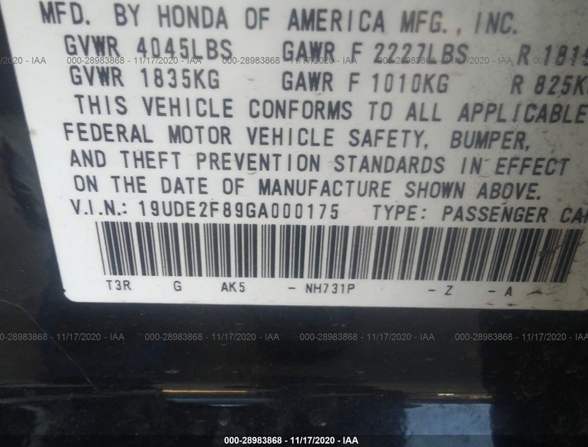19UDE2F89GA000175